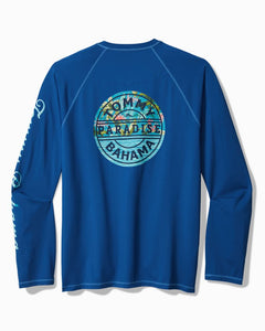 Tommy Bahama Chill Time Lush Hour Crew LS Sunguard