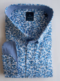 Tailorbyrd Mini Floral Poplin Stretch LS Shirt